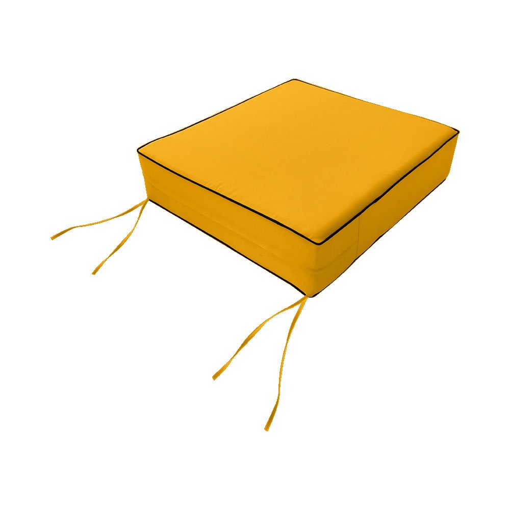 Small Size 23"x24"x6" Outdoor Deep Seat Cushion, Water Repellent, Patio Deep Seat Backrest Cushion Insert & Cover Set