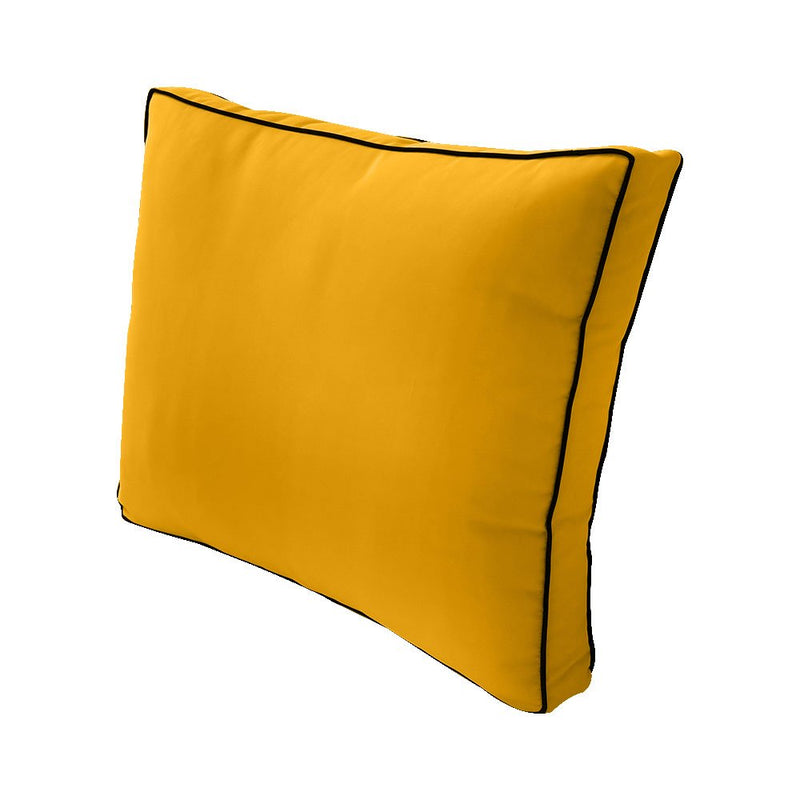 |COVER ONLY| Large Size 26x30x6 Outdoor Deep Seat Cushion with Bolster, Water Repellent, Patio Deep Seat Backrest Cushion Bolster Slipcovers Replacement