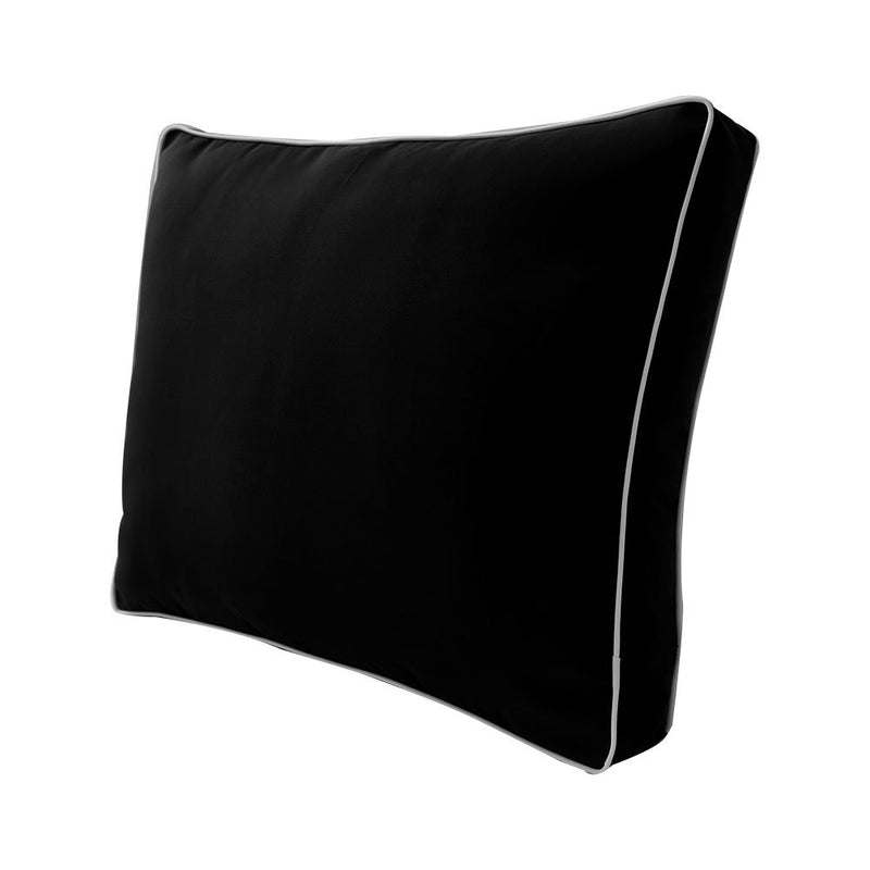 |COVER ONLY| Large Size 26x30x6 Outdoor Deep Seat Cushion with Bolster, Water Repellent, Patio Deep Seat Backrest Cushion Bolster Slipcovers Replacement
