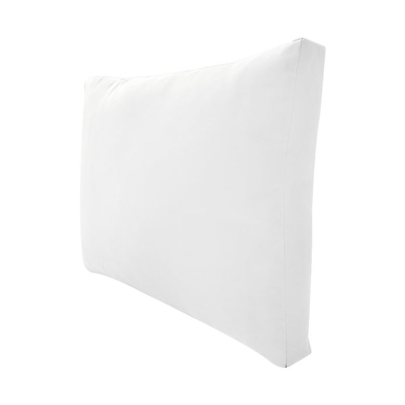 |COVER ONLY| Small Size 23"x24"x6" Outdoor Deep Seat Cushion with Bolster, Water Repellent, Patio Deep Seat Backrest Cushion Bolster Slipcovers Replacement
