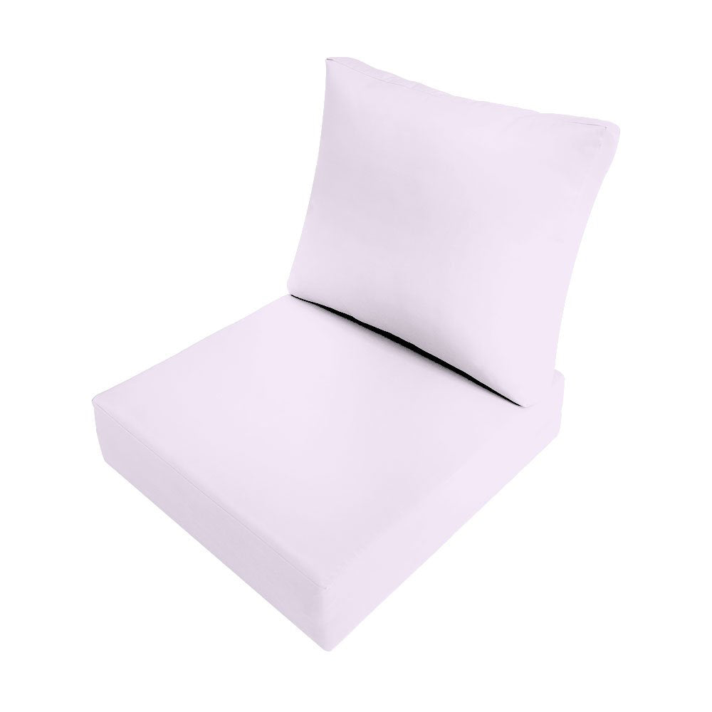 |COVER ONLY| Small Size 23x24x6 Outdoor Deep Seat Cushion , Water Repellent, Patio Furniture Patio Cushion Slipcovers Replacement