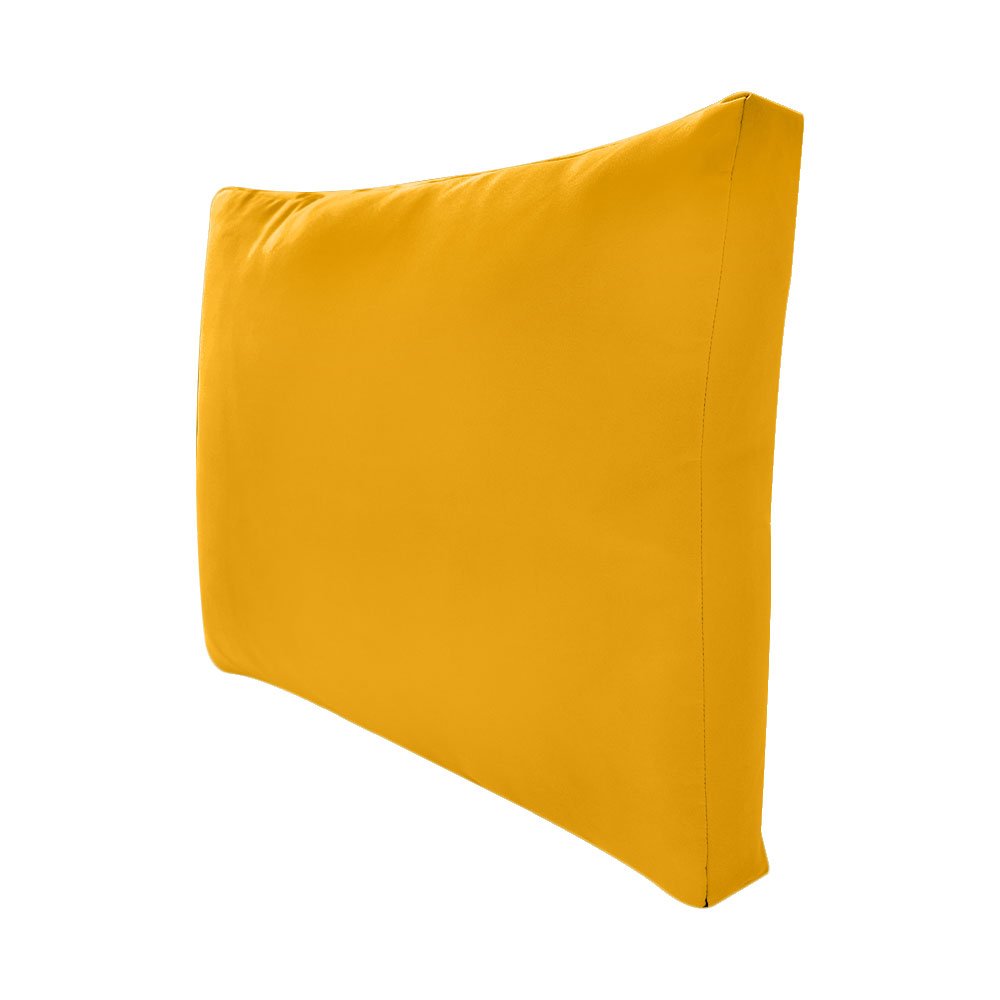 |COVER ONLY| Small Size 23"x24"x6" Outdoor Deep Seat Cushion with Bolster, Water Repellent, Patio Deep Seat Backrest Cushion Bolster Slipcovers Replacement