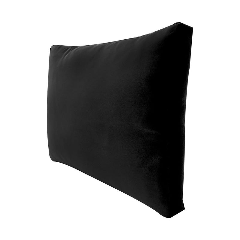 |COVER ONLY| Medium Size 24"x26"x6" Outdoor Deep Seat Cushion with Bolster, Water Repellent, Patio Deep Seat Backrest Cushion Bolster Slipcovers Replacement