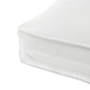 |COVER ONLY| Small Size 23x24x6 Outdoor Deep Seat Cushion , Water Repellent, Patio Furniture Patio Cushion Slipcovers Replacement