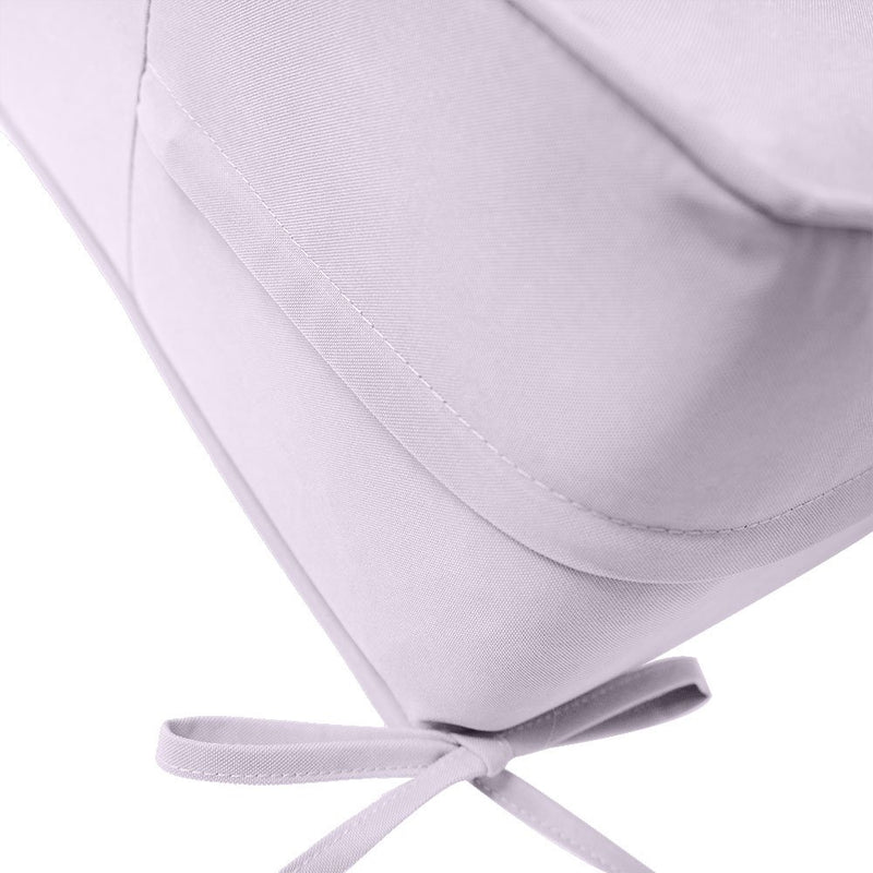 Medium Size 24"x26"x6" Outdoor Deep Seat Cushion, Water Repellent, Patio Deep Seat Backrest Cushion Insert & Cover Set