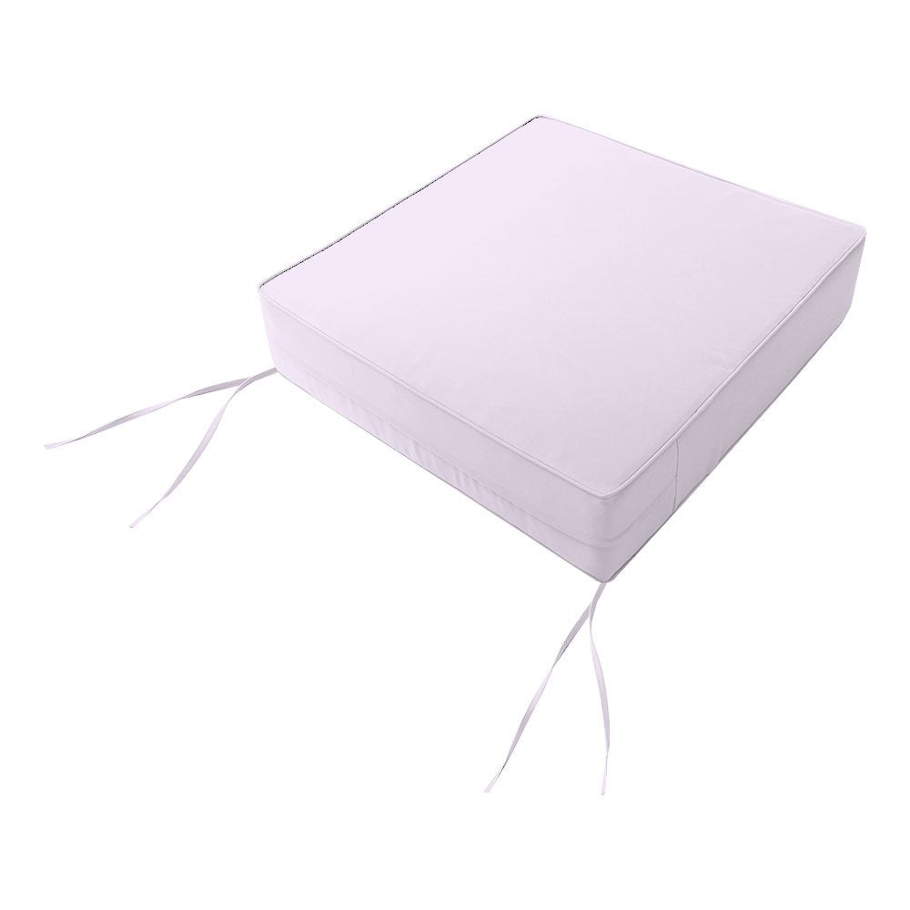 Small Size 23"x24"x6" Outdoor Deep Seat Cushion, Water Repellent, Patio Deep Seat Backrest Cushion Insert & Cover Set