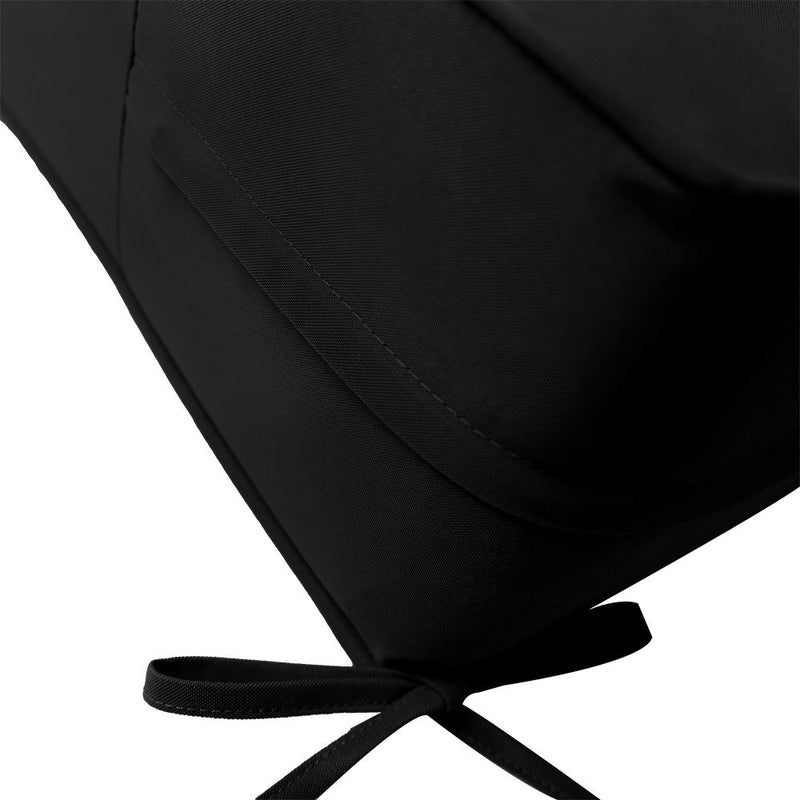 Medium Size 24"x26"x6" Outdoor Deep Seat Cushion, Water Repellent, Patio Deep Seat Backrest Cushion Insert & Cover Set