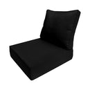 |COVER ONLY| Small Size 23x24x6 Outdoor Deep Seat Cushion , Water Repellent, Patio Furniture Patio Cushion Slipcovers Replacement