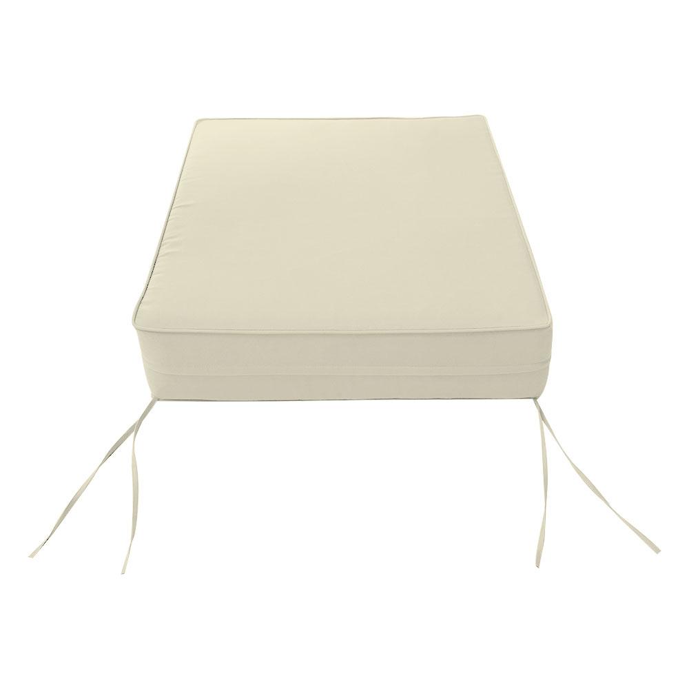 Medium Size 24"x26"x6" Outdoor Deep Seat Cushion, Water Repellent, Patio Deep Seat Backrest Cushion Insert & Cover Set
