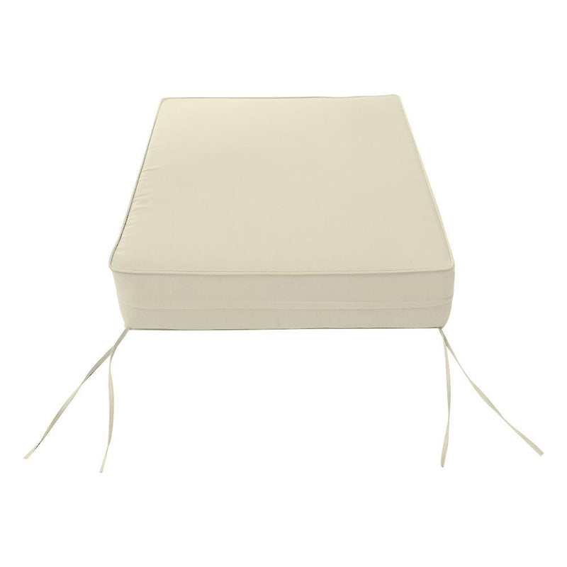 |COVER ONLY| Small Size 23"x24"x6" Outdoor Deep Seat Cushion with Bolster, Water Repellent, Patio Deep Seat Backrest Cushion Bolster Slipcovers Replacement