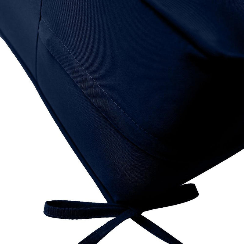 Medium Size 24"x26"x6" Outdoor Deep Seat Cushion, Water Repellent, Patio Deep Seat Backrest Cushion Insert & Cover Set