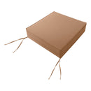 Medium Size 24"x26"x6" Outdoor Deep Seat Cushion, Water Repellent, Patio Deep Seat Backrest Cushion Insert & Cover Set