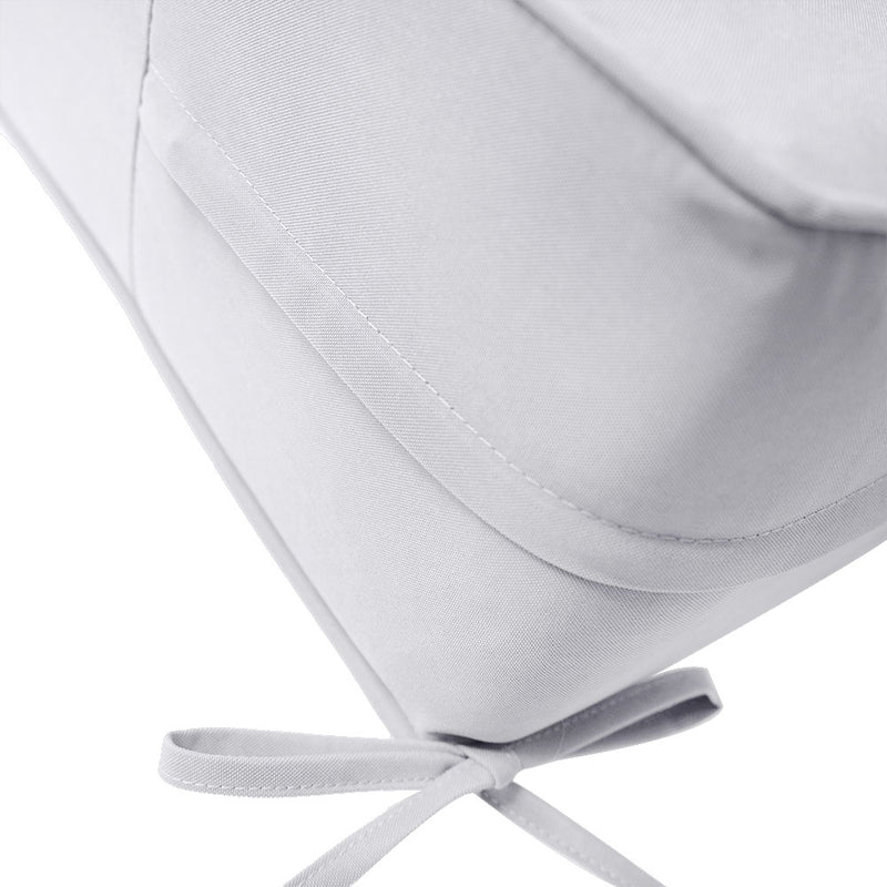Medium Size 24"x26"x6" Outdoor Deep Seat Cushion, Water Repellent, Patio Deep Seat Backrest Cushion Insert & Cover Set