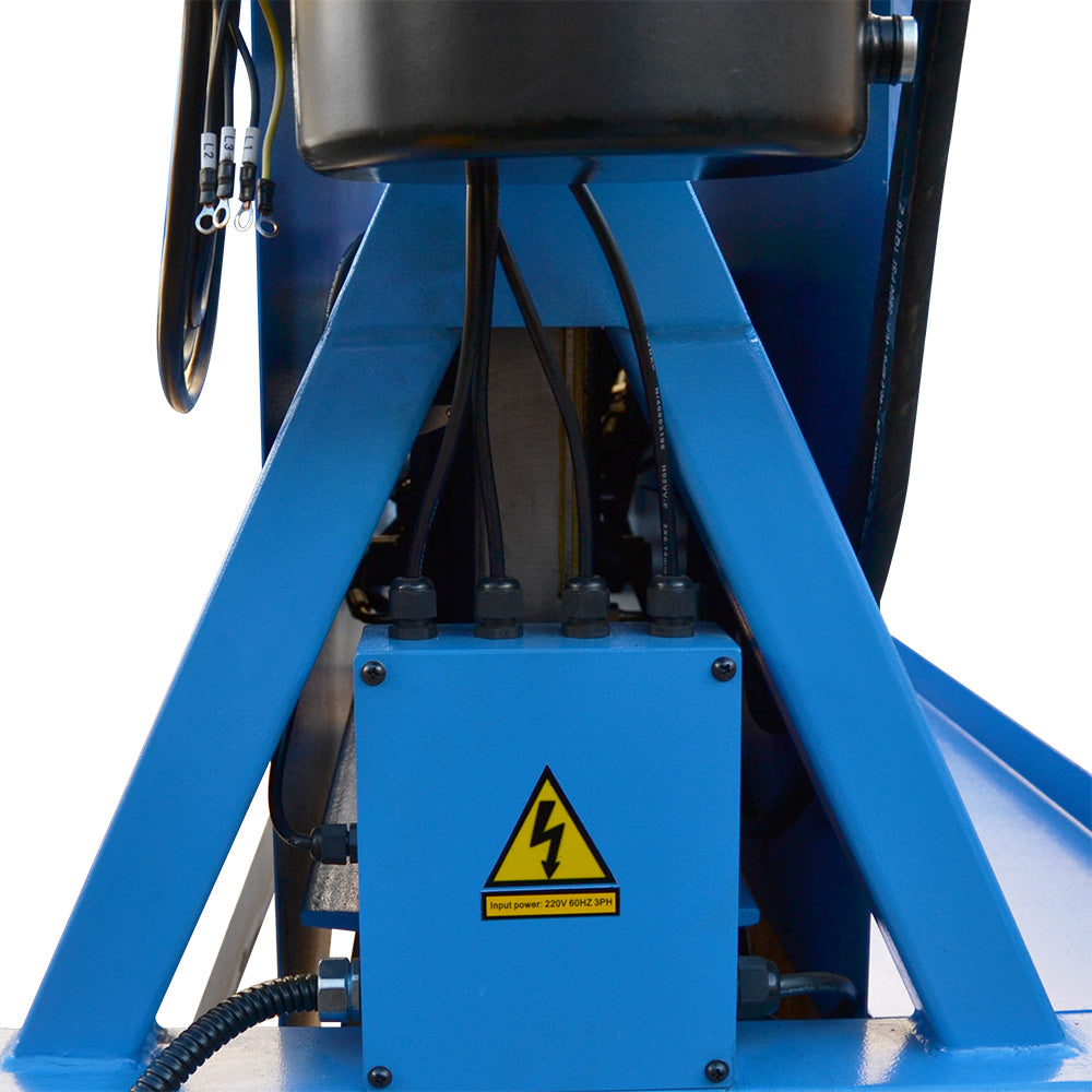 30 Ton Hydraulic Press Brake Box Bender 48" x 8 Gauge Mild Steel Tilt Open Beam