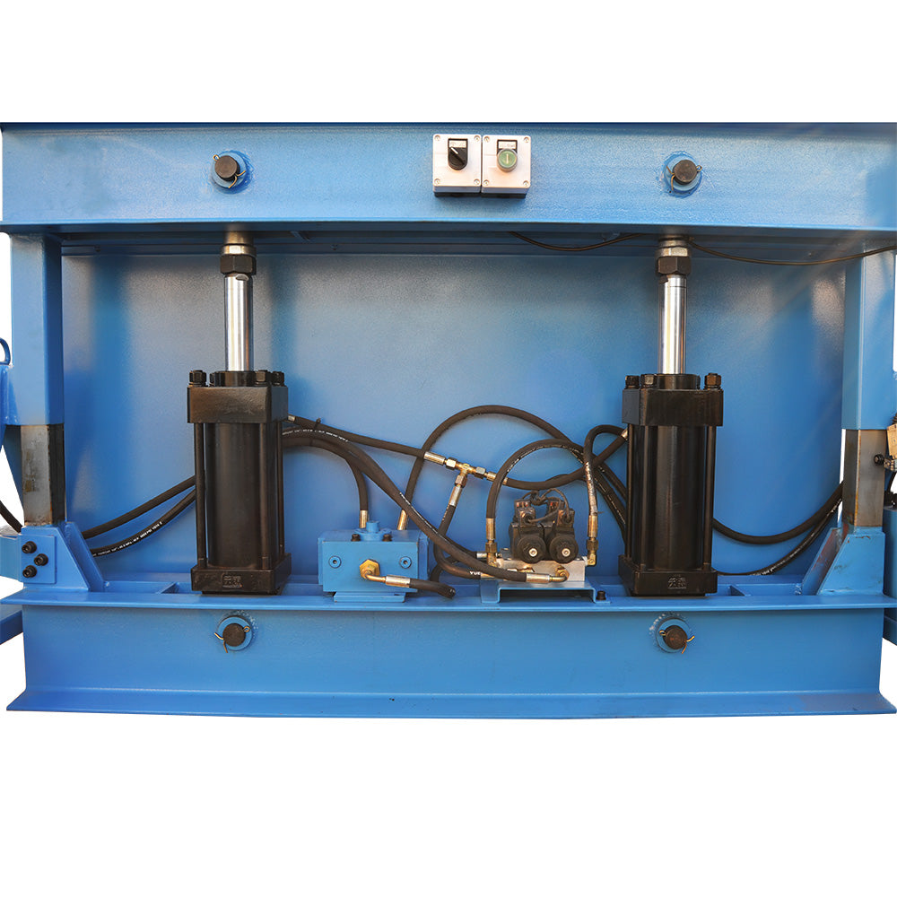 30 Ton Hydraulic Press Brake Box Bender 48" x 8 Gauge Mild Steel Tilt Open Beam
