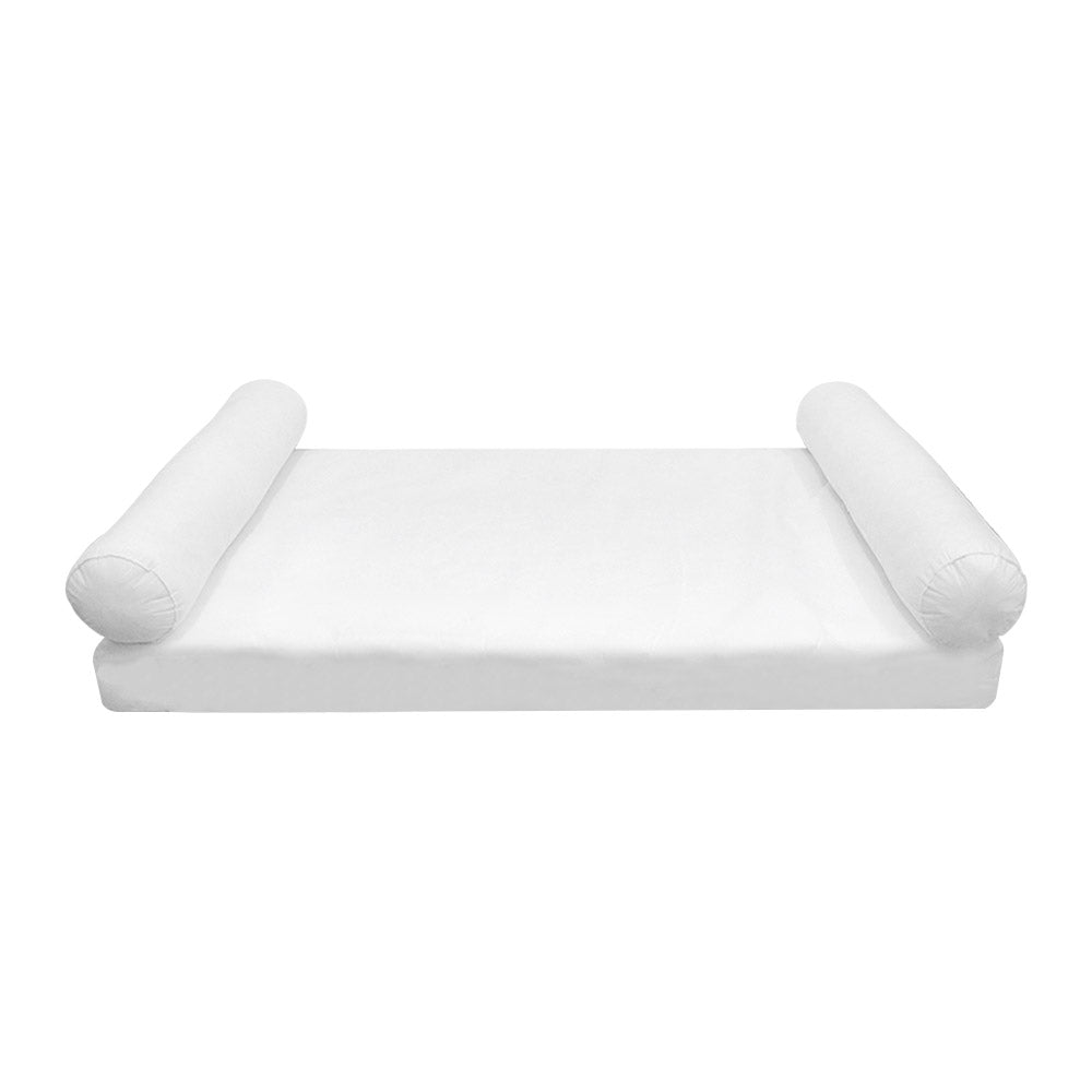 Front view of daybed/porch swing with bolster inserts — insert only