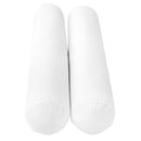 Three white bolster inserts for side support on daybeds or couches