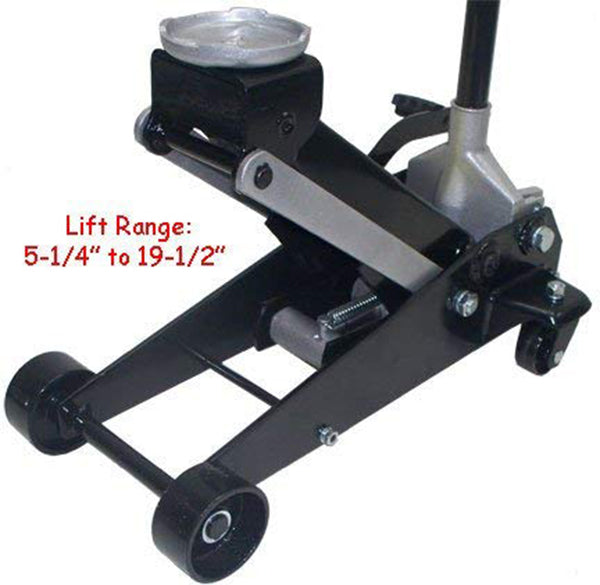 3.5 Ton Garage Jack Car Truck  Auto Shop Floor Jack Lift 5-1-4" to 19-1-2"