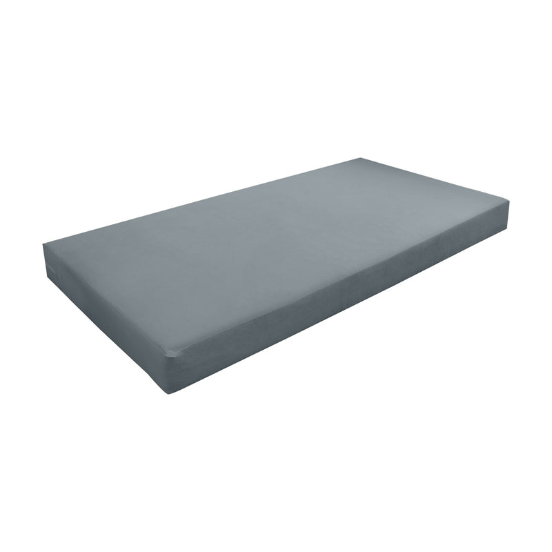 STYLE V3 - Velvet Indoor Daybed Mattress Bolster Backrest Cushion Pillow |COVERS ONLY|