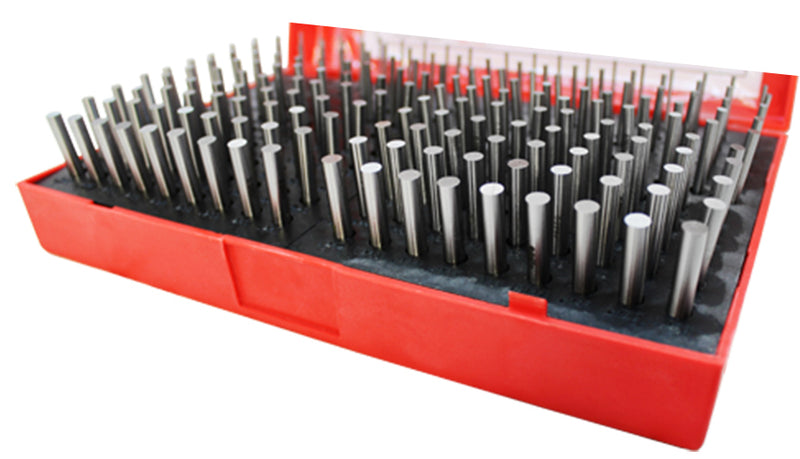 190 Pc M1 .061-.250'' Steel Plug Pin Gage Set PLUS Plus Pin Gauges Metal Gage