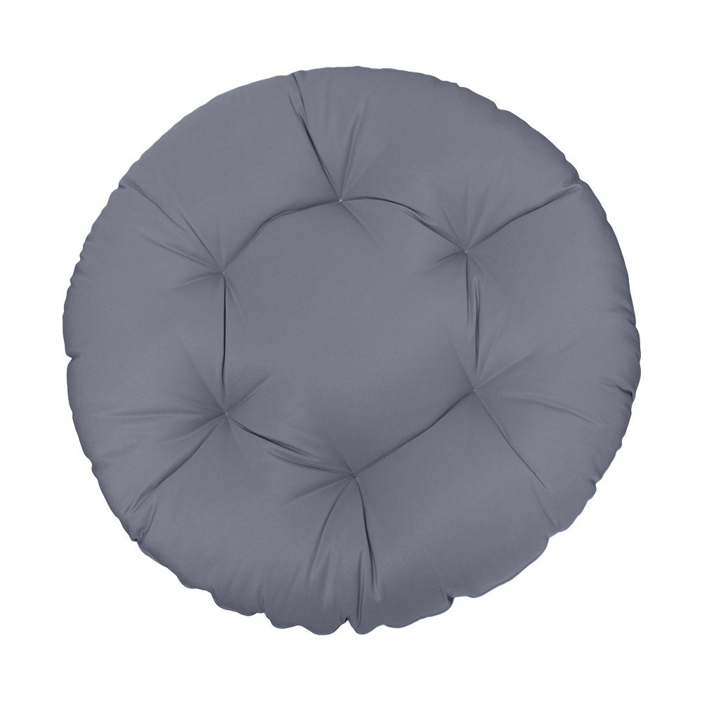 6" Thick Round Papasan Cushion, Tufted Water Repellent Polyester Fabric Yoga Meditation Pillow for Papasan Chair