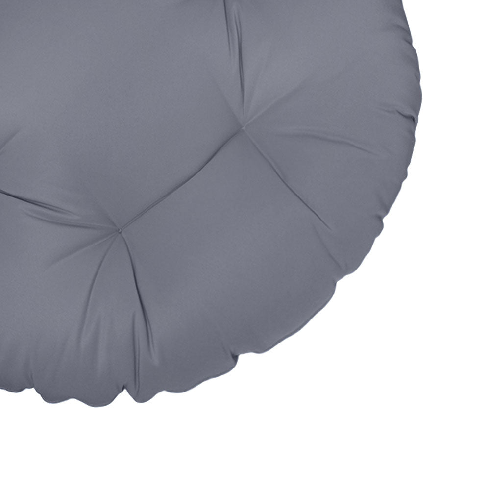 6" Thick Round Papasan Cushion, Tufted Water Repellent Polyester Fabric Yoga Meditation Pillow for Papasan Chair