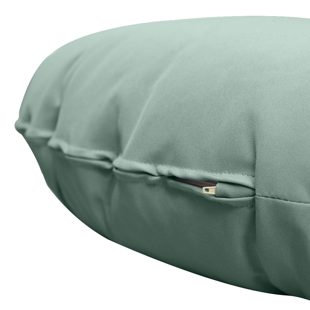 6" Thick Round Papasan Cushion, Tufted Water Repellent Polyester Fabric Yoga Meditation Pillow for Papasan Chair