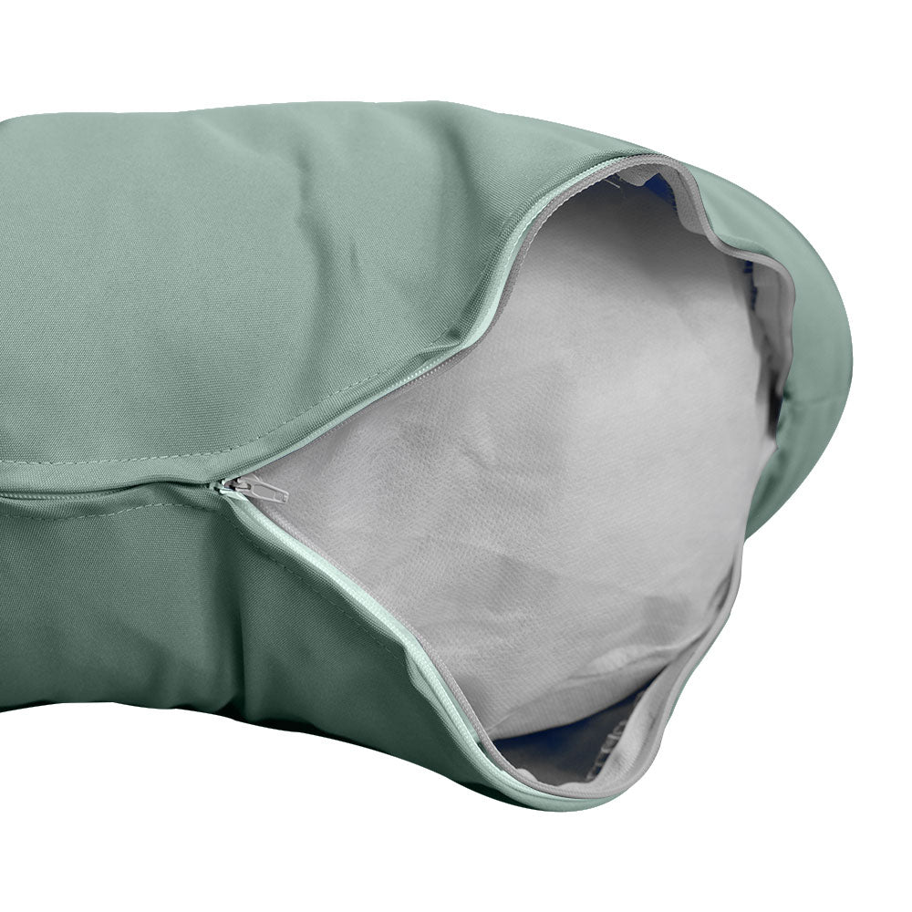 6" Thick Round Papasan Cushion, Tufted Water Repellent Polyester Fabric Yoga Meditation Pillow for Papasan Chair