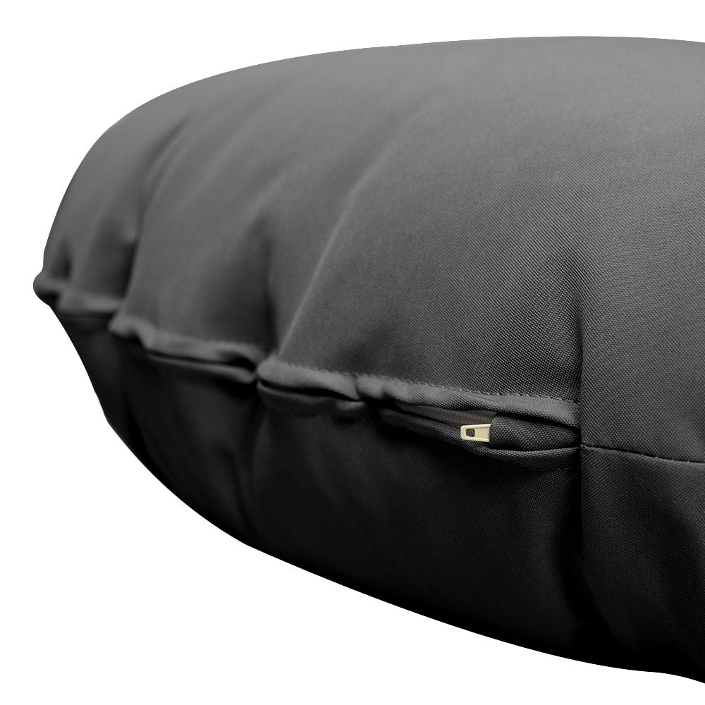 6" Thick Round Papasan Cushion, Tufted Water Repellent Polyester Fabric Yoga Meditation Pillow for Papasan Chair