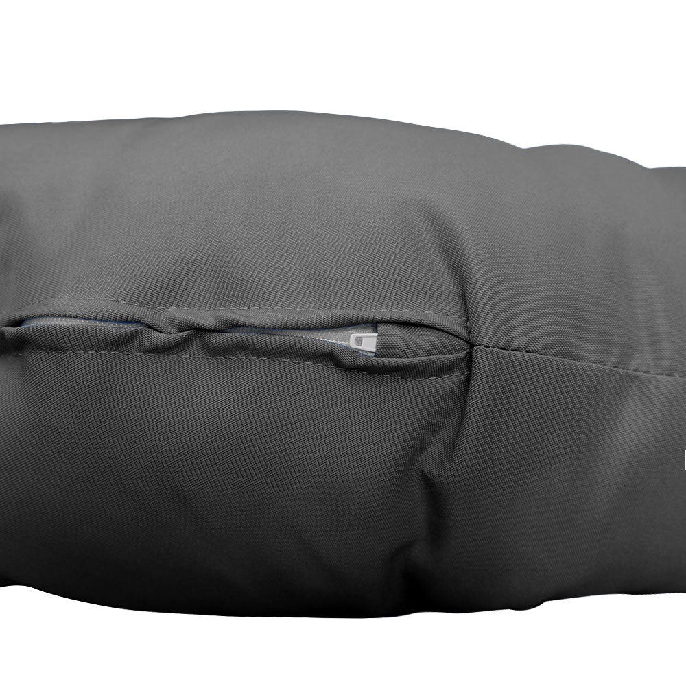 6" Thick Round Papasan Cushion, Tufted Water Repellent Polyester Fabric Yoga Meditation Pillow for Papasan Chair