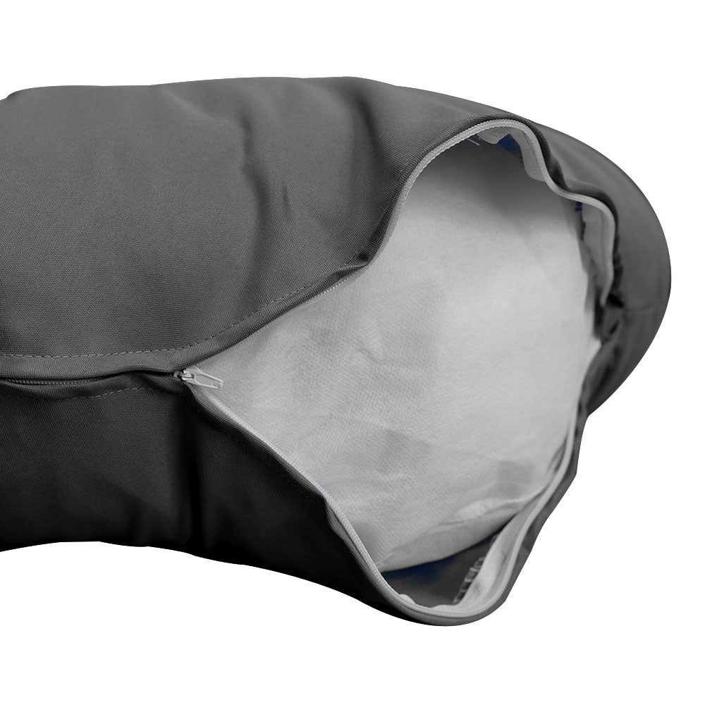 6" Thick Round Papasan Cushion, Tufted Water Repellent Polyester Fabric Yoga Meditation Pillow for Papasan Chair