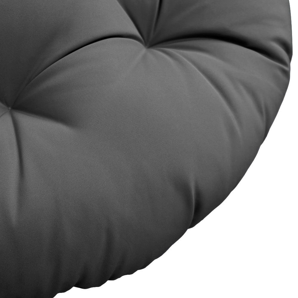 6" Thick Round Papasan Cushion, Tufted Water Repellent Polyester Fabric Yoga Meditation Pillow for Papasan Chair