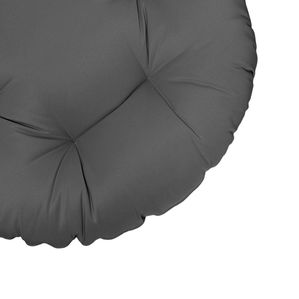 6" Thick Round Papasan Cushion, Tufted Water Repellent Polyester Fabric Yoga Meditation Pillow for Papasan Chair