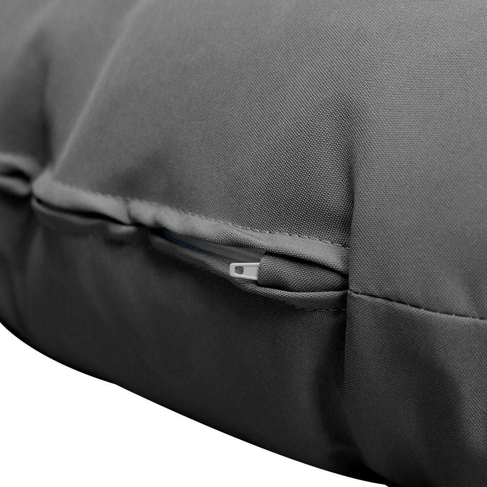 6" Thick Round Papasan Cushion, Tufted Water Repellent Polyester Fabric Yoga Meditation Pillow for Papasan Chair