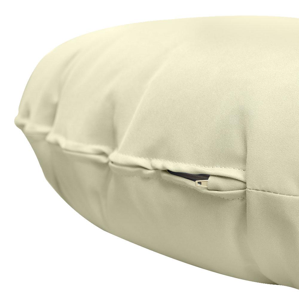 6" Thick Round Papasan Cushion, Tufted Water Repellent Polyester Fabric Yoga Meditation Pillow for Papasan Chair