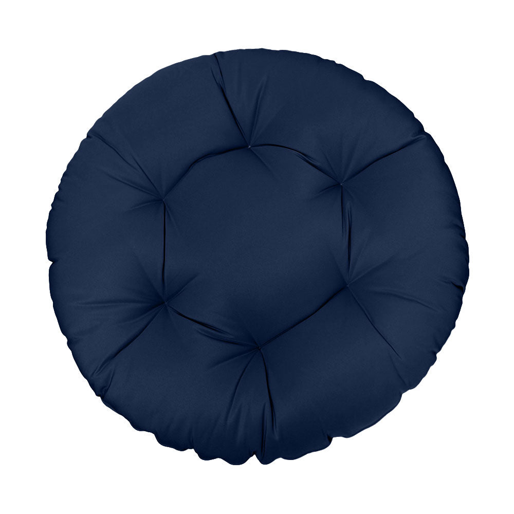 6" Thick Round Papasan Cushion, Tufted Water Repellent Polyester Fabric Yoga Meditation Pillow for Papasan Chair