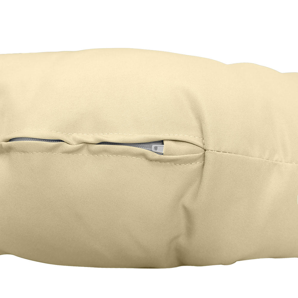 6" Thick Round Papasan Cushion, Tufted Water Repellent Polyester Fabric Yoga Meditation Pillow for Papasan Chair