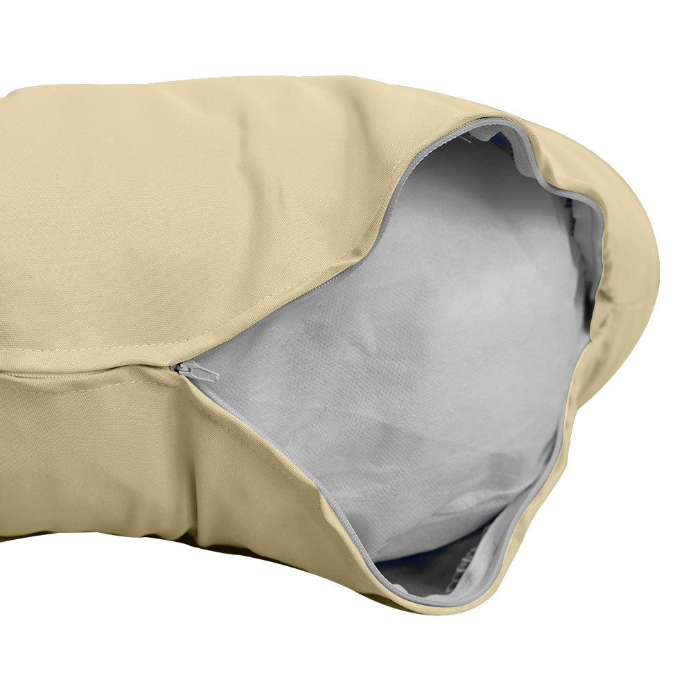 6" Thick Round Papasan Cushion, Tufted Water Repellent Polyester Fabric Yoga Meditation Pillow for Papasan Chair