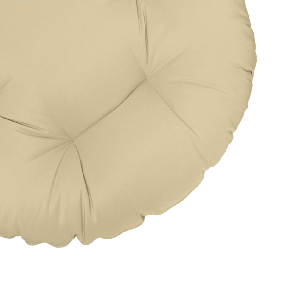 6" Thick Round Papasan Cushion, Tufted Water Repellent Polyester Fabric Yoga Meditation Pillow for Papasan Chair
