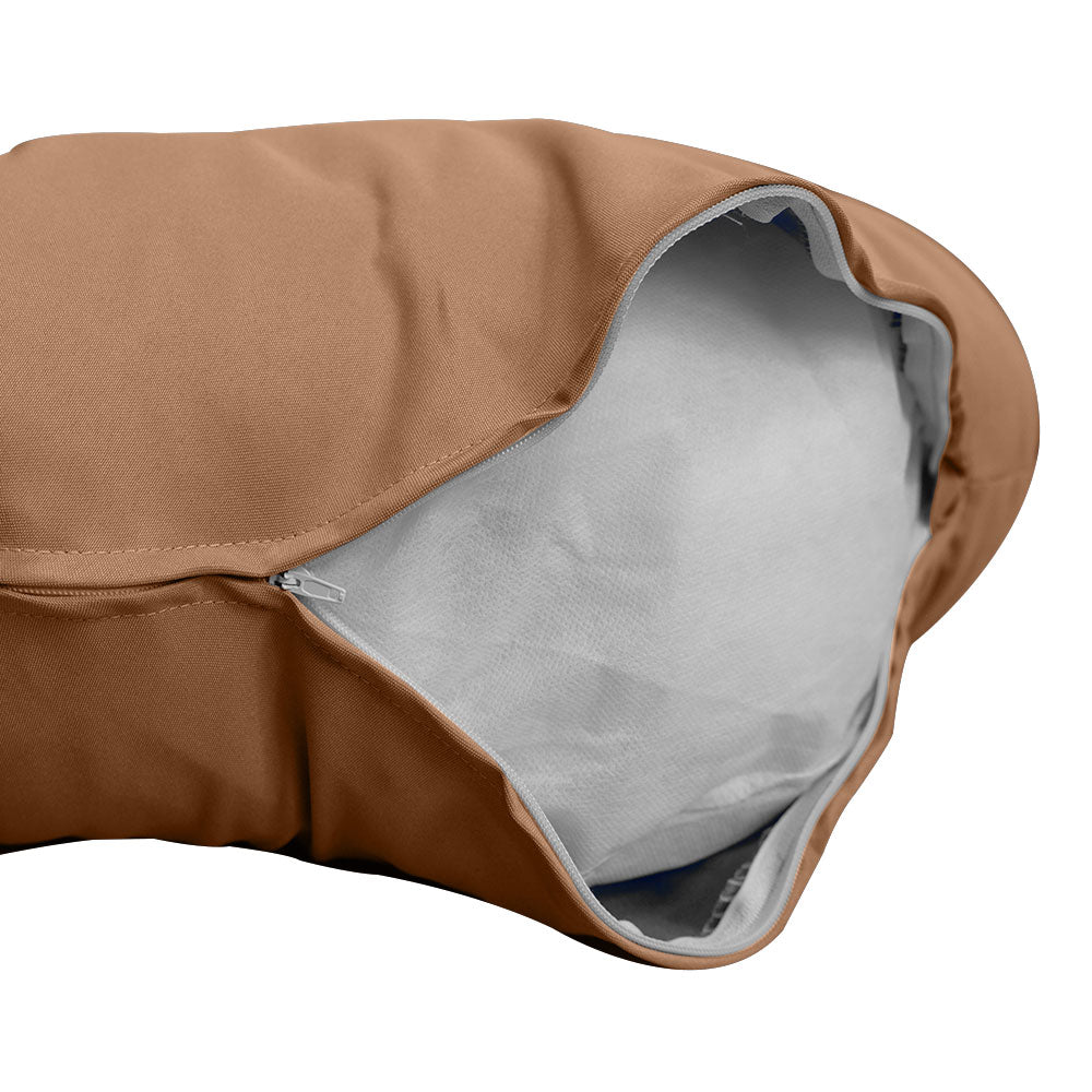 6" Thick Round Papasan Cushion, Tufted Water Repellent Polyester Fabric Yoga Meditation Pillow for Papasan Chair