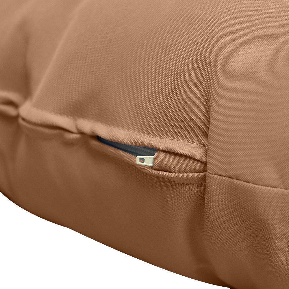 6" Thick Round Papasan Cushion, Tufted Water Repellent Polyester Fabric Yoga Meditation Pillow for Papasan Chair