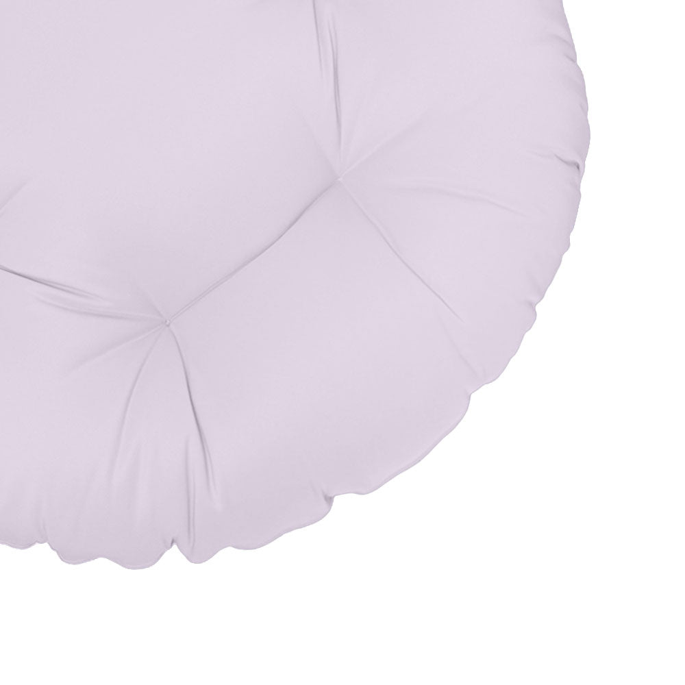 6" Thick Round Papasan Cushion, Tufted Water Repellent Polyester Fabric Yoga Meditation Pillow for Papasan Chair