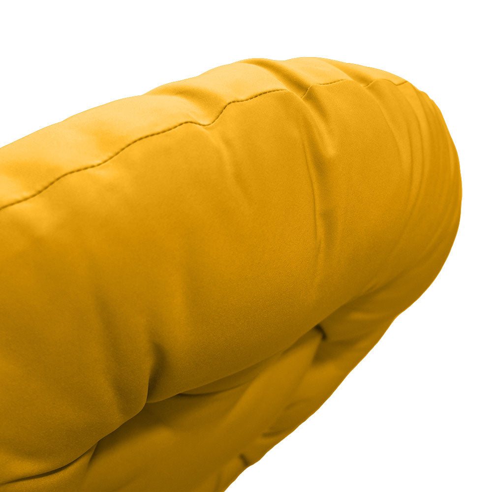 6" Thick Round Papasan Cushion, Tufted Water Repellent Polyester Fabric Yoga Meditation Pillow for Papasan Chair