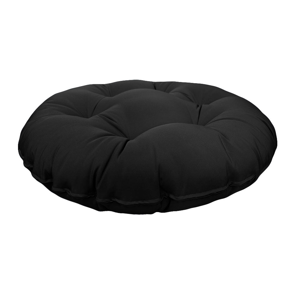 6" Thick Round Papasan Cushion, Tufted Water Repellent Polyester Fabric Yoga Meditation Pillow for Papasan Chair
