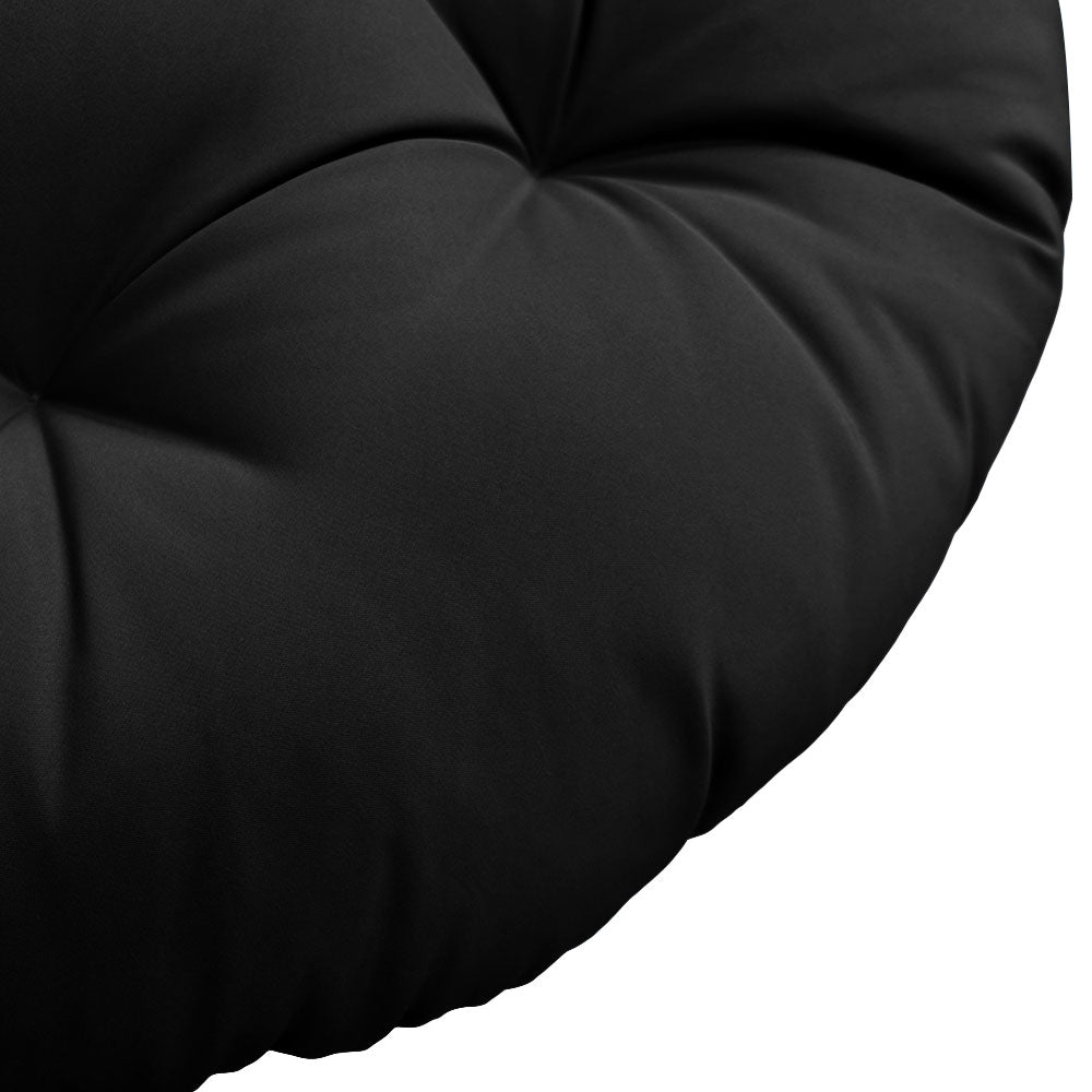 6" Thick Round Papasan Cushion, Tufted Water Repellent Polyester Fabric Yoga Meditation Pillow for Papasan Chair