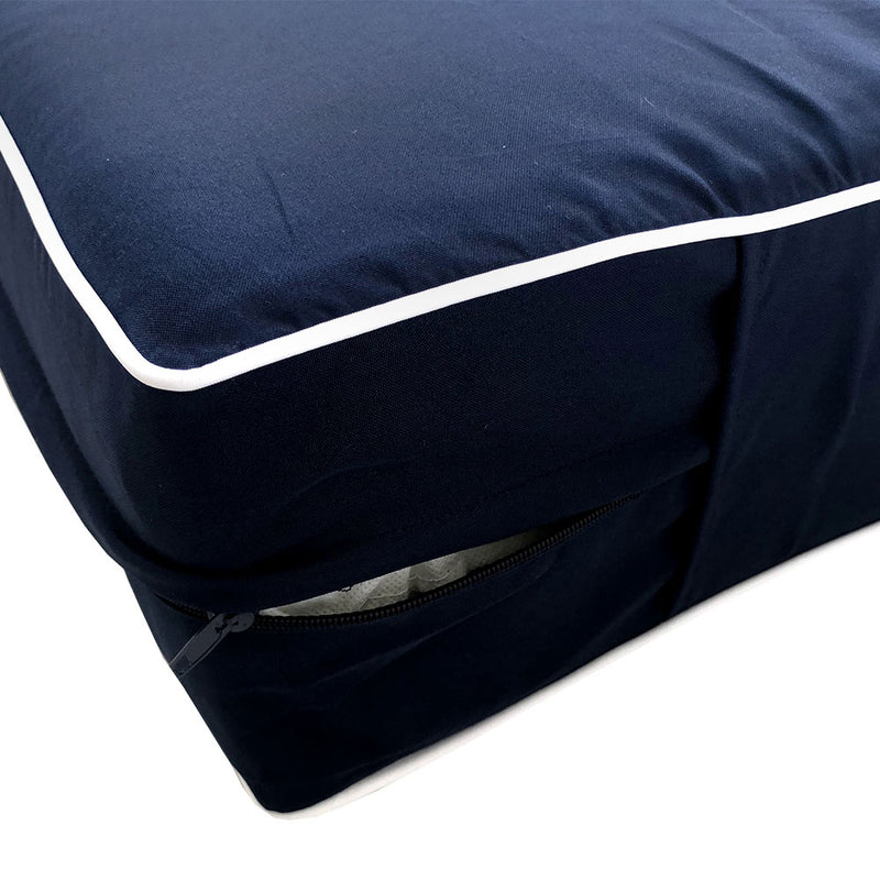 8" Thickness Outdoor Daybed Mattress Fitted Sheet Twin-XL Size |COVER ONLY|