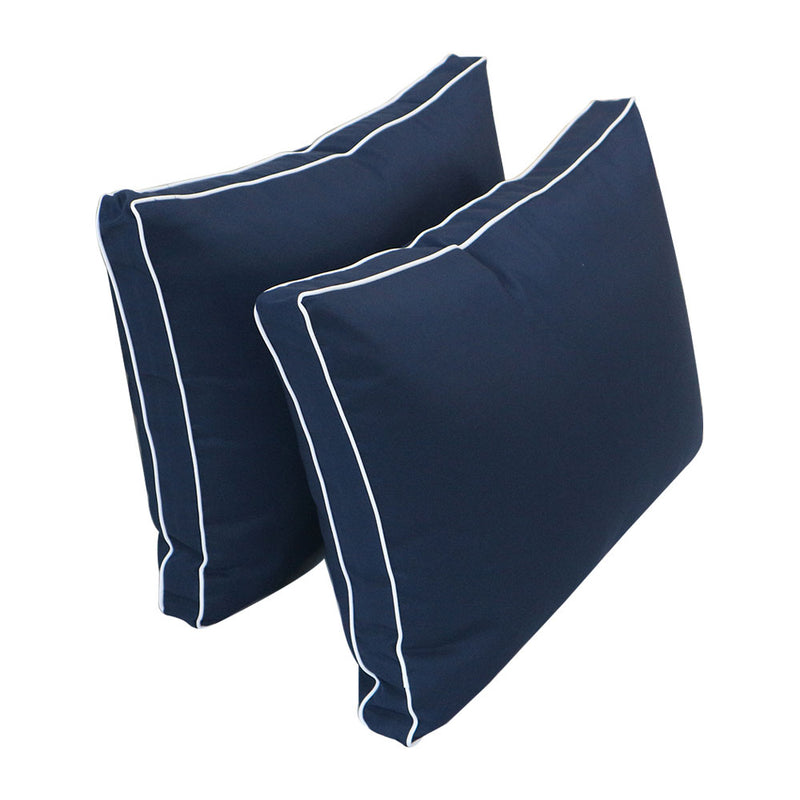STYLE 1 - Outdoor Daybed Cover Mattress Cushion Pillow Insert Twin Size