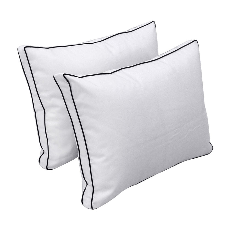 STYLE 1 - Outdoor Daybed Cover Mattress Cushion Pillow Insert Queen Size