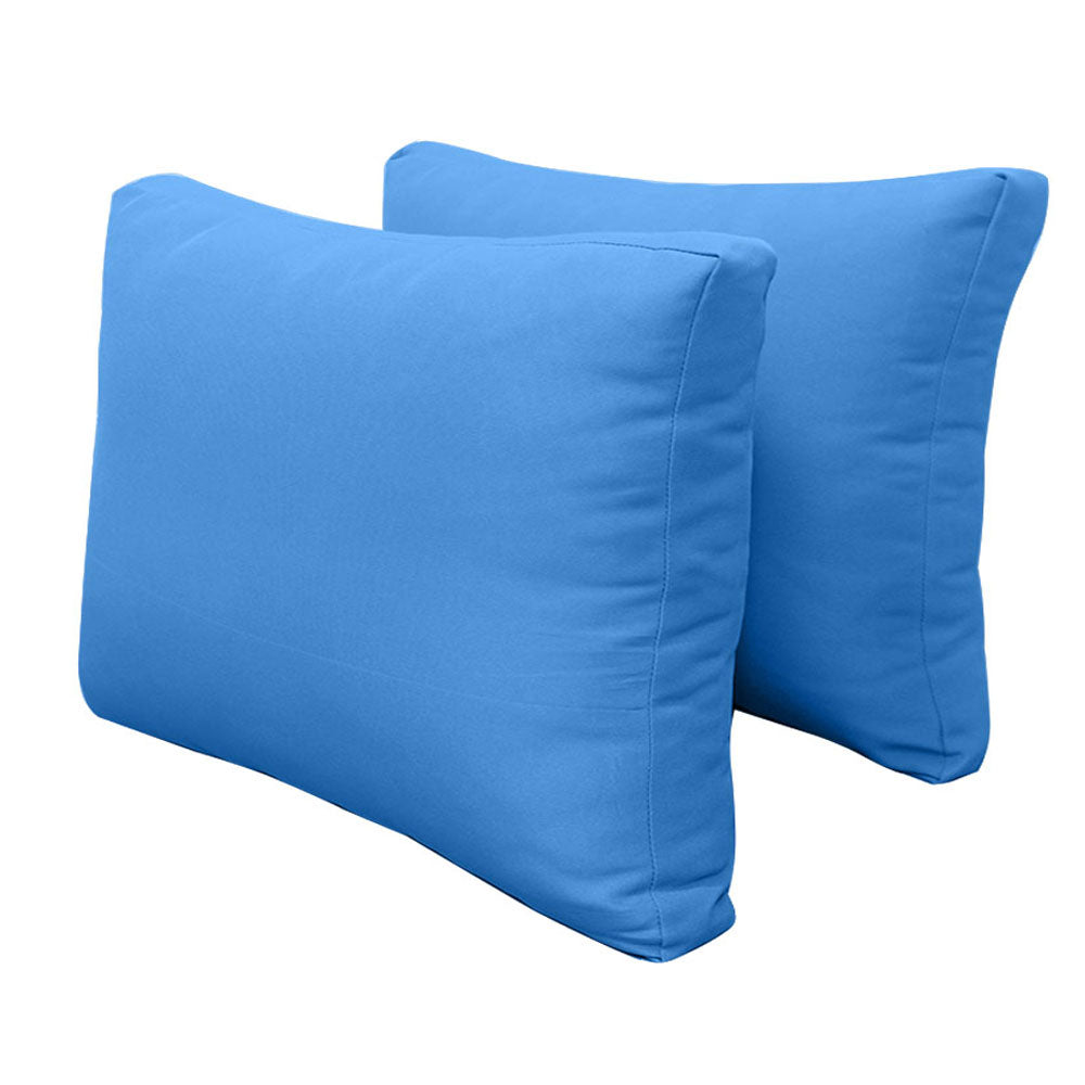 STYLE 1 - Mattress & Pillow Bolster Cushion Cover and Insert for Outdoor Indoor Daybed Porch Swing Bed Crib Size
