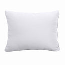 STYLE 1 Pillow & Bolster Cushion for Outdoor Indoor Daybed Porch Swing Bed Twin Size | COVERS ONLY |